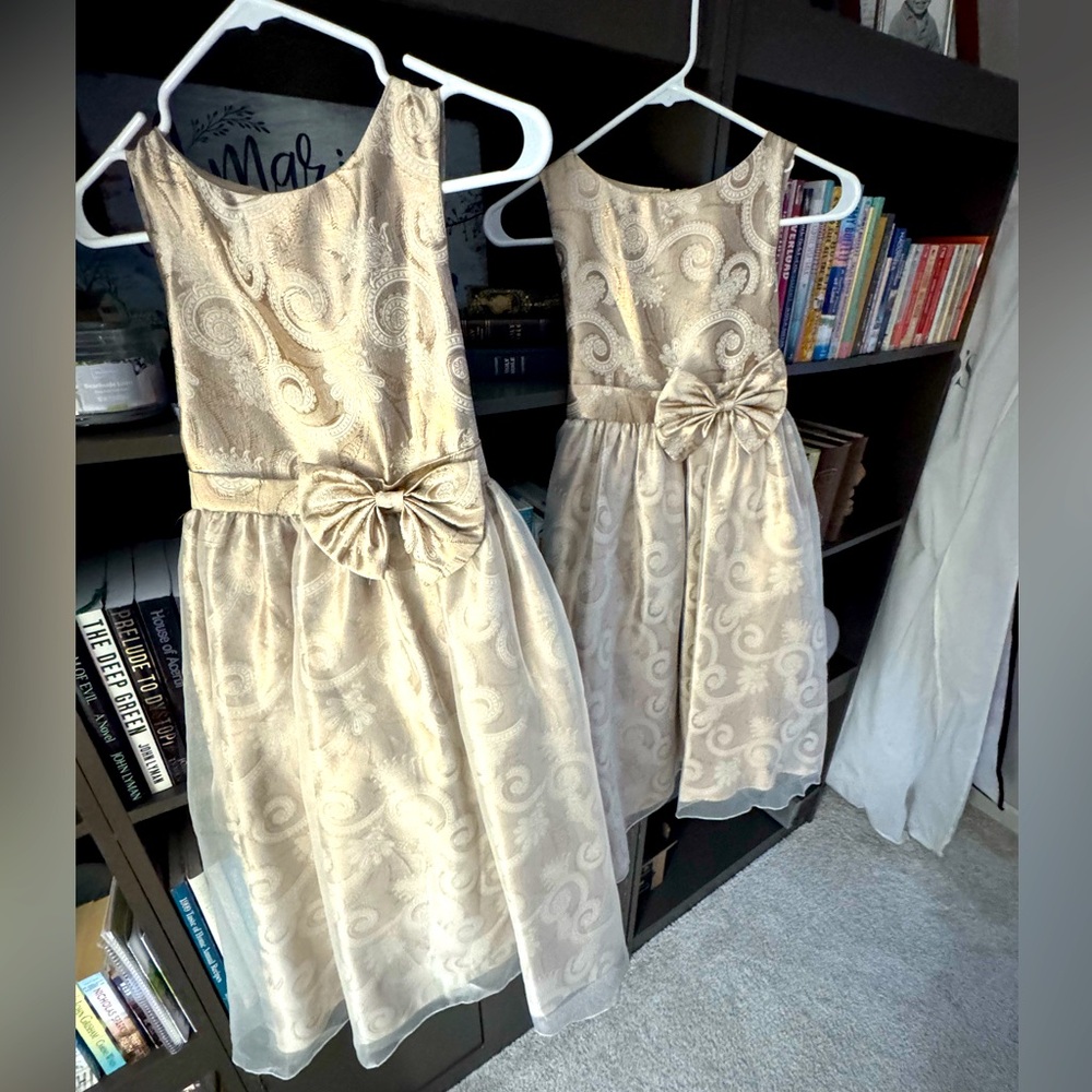 2 Flower Girl Formal Dresses